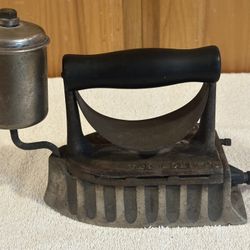 Antique Early 1900’s "The Monitor" Gas Powered Sad Iron