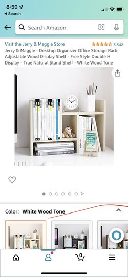 Desk Organizer Book Shelf Shelves 