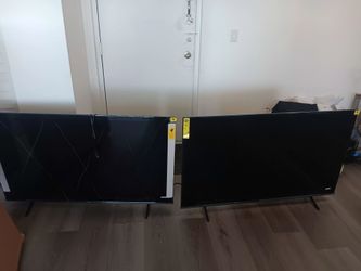 Dos televisores haisesen deb58 pulgada 4 o 5 meses de uso  paranpzas 50 loando de 58 pulgadas