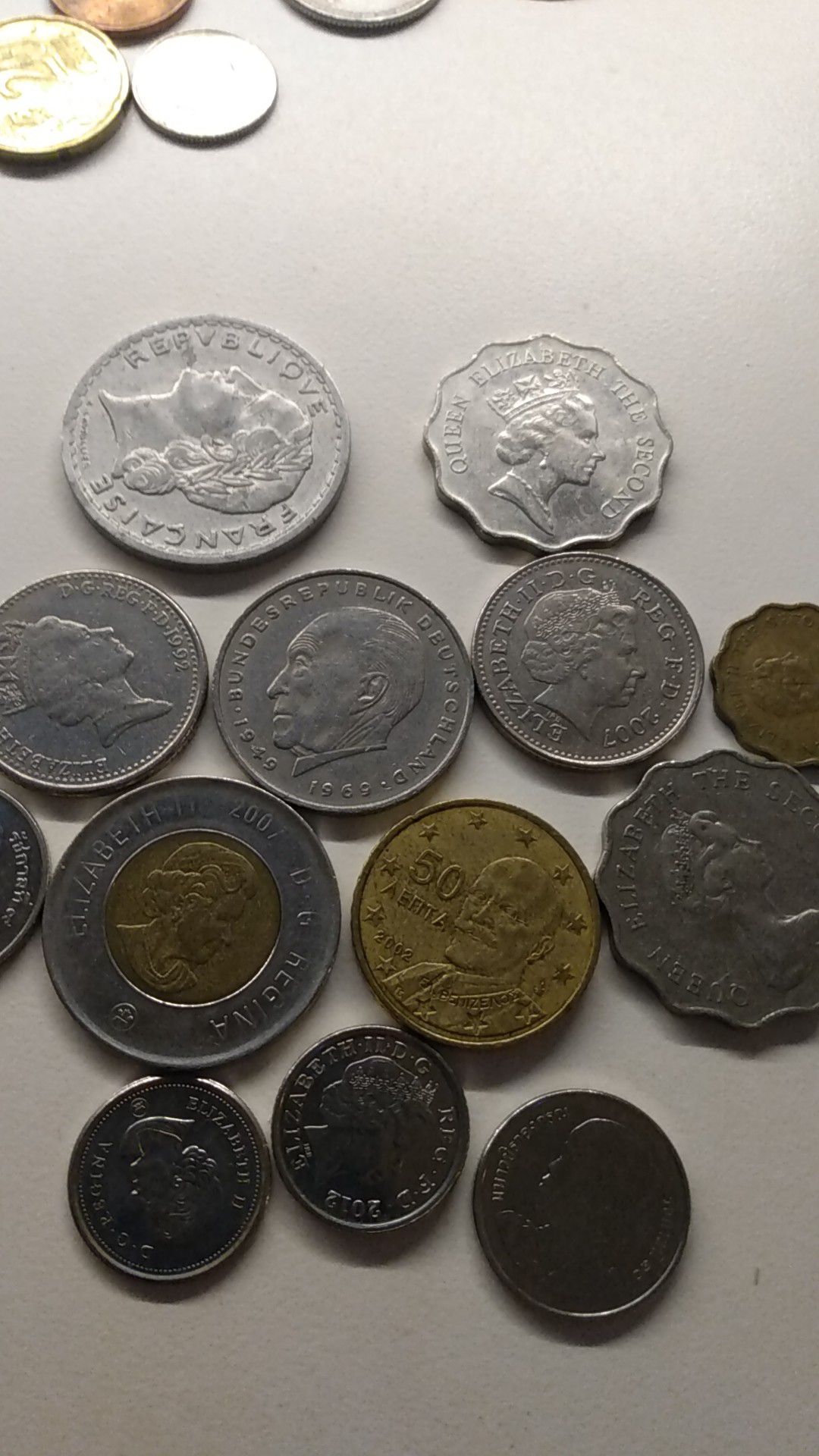 150 Coins coins different dates and countries