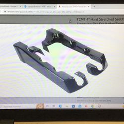 TCMT 4” Hard Stretched SaddleBag Extensions Fits for Harley Touring Models (1(contact info removed))