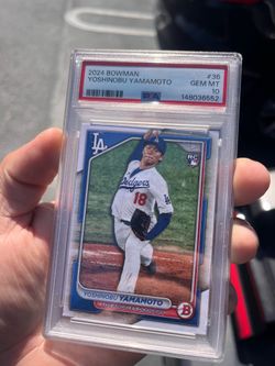 Yoshinobu Ohtani rookie card rc Psa 10 graded card sports dodgers slab