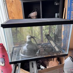 10 Gallon Reptile Tank With Accessories 