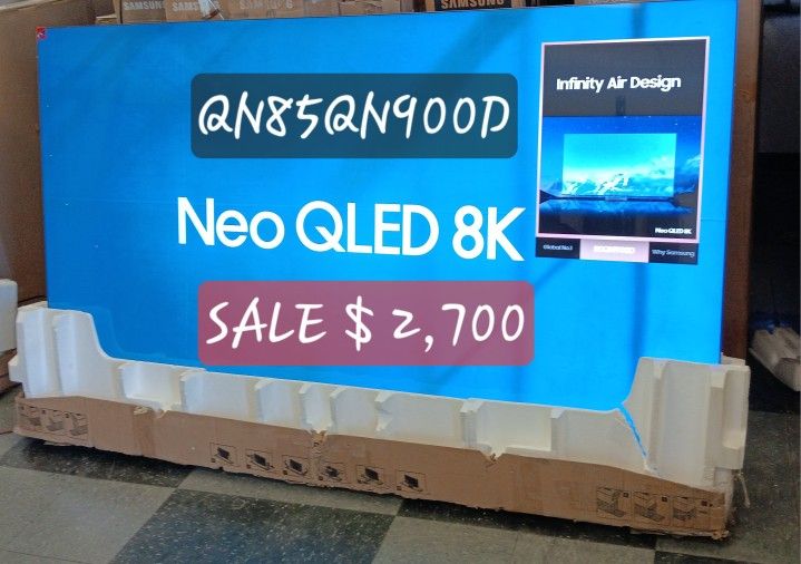 SAMSUNG 85"INCH NEO QLED 8K Q900D