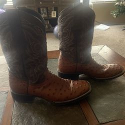 ostrich men boots