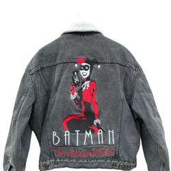 Batman the animated series Harley Quinn vintage Levi’s denim coat super rare