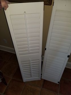 Wooden Interior shutters 10$ A Piece