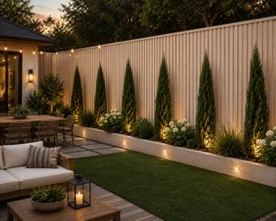 Oak Fence WPC panel
