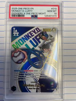 Dodger Luffy PSA 10 (3 available)