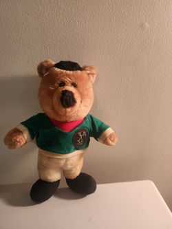 Vintage 1990 Sos Good Stuff Polo Bear Club Golf Teddy Bear P