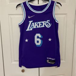 LeBron James Lakers jersey city edition 