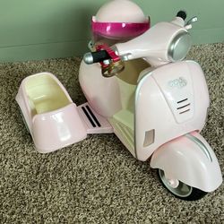 Our Generation Doll Motor Scooter - connects to bluetooth