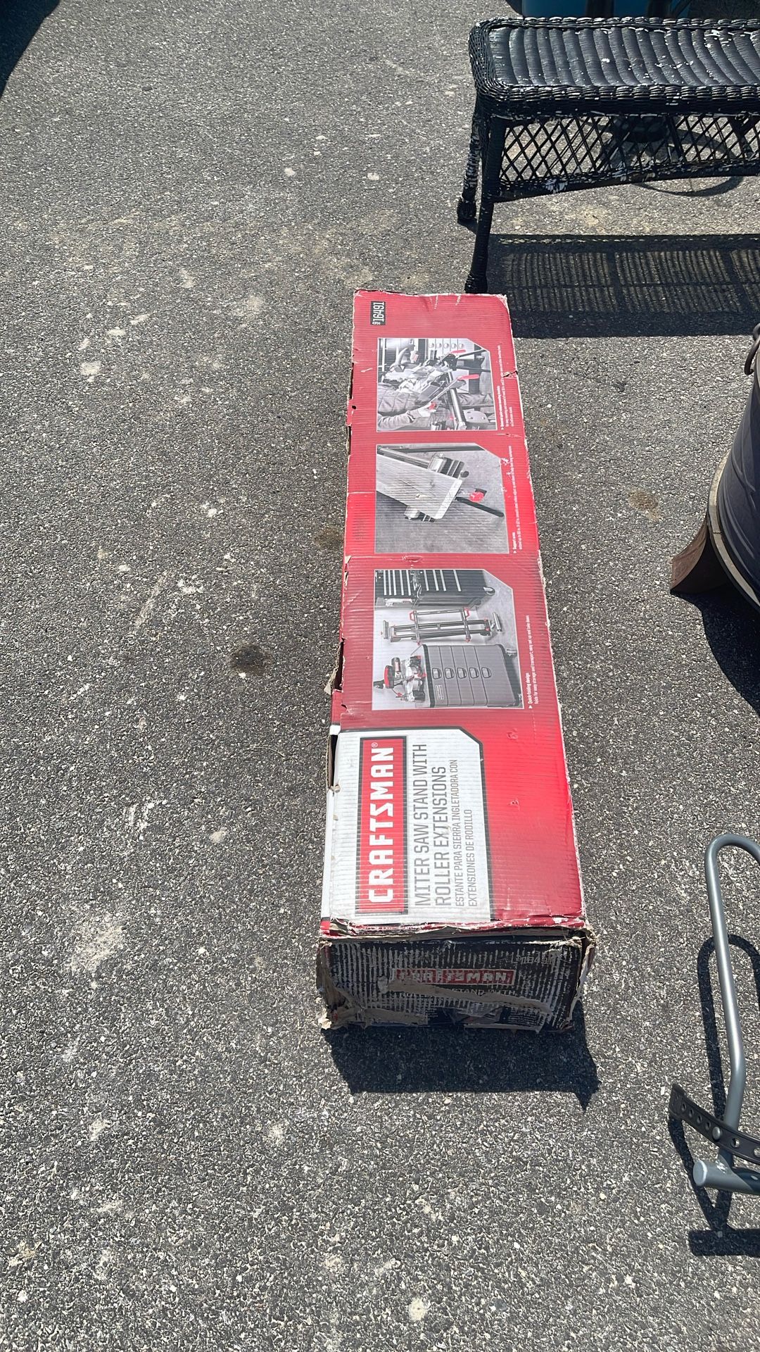 New! $75 Craftsman Miter Saw Stand With Roller extension