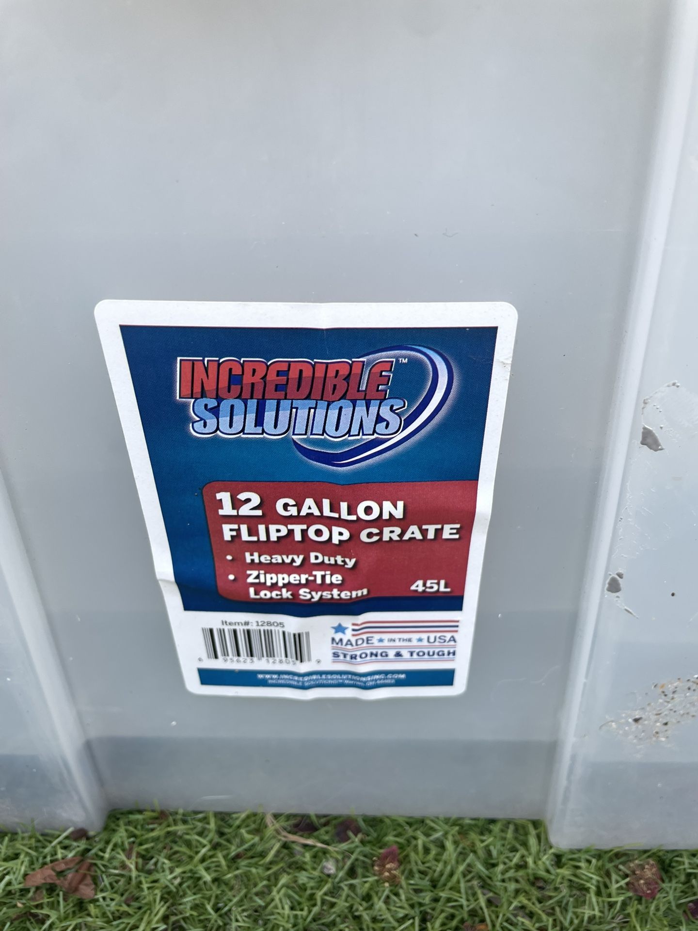 12 Gallon Bins