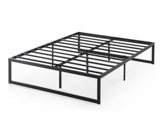 King platform bed frame (Black)