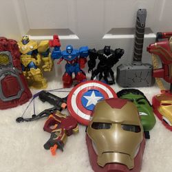 Bundle Of Avenger Weapons, Mask And Mechstrikes