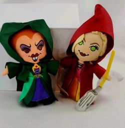 Hocus Pocus Sanderson Sisters 6" Plush Set (Winifred & Sarah)