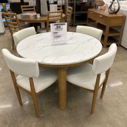 Sawdyn 5 Piece Dining Table and 4 Chairs Set /P