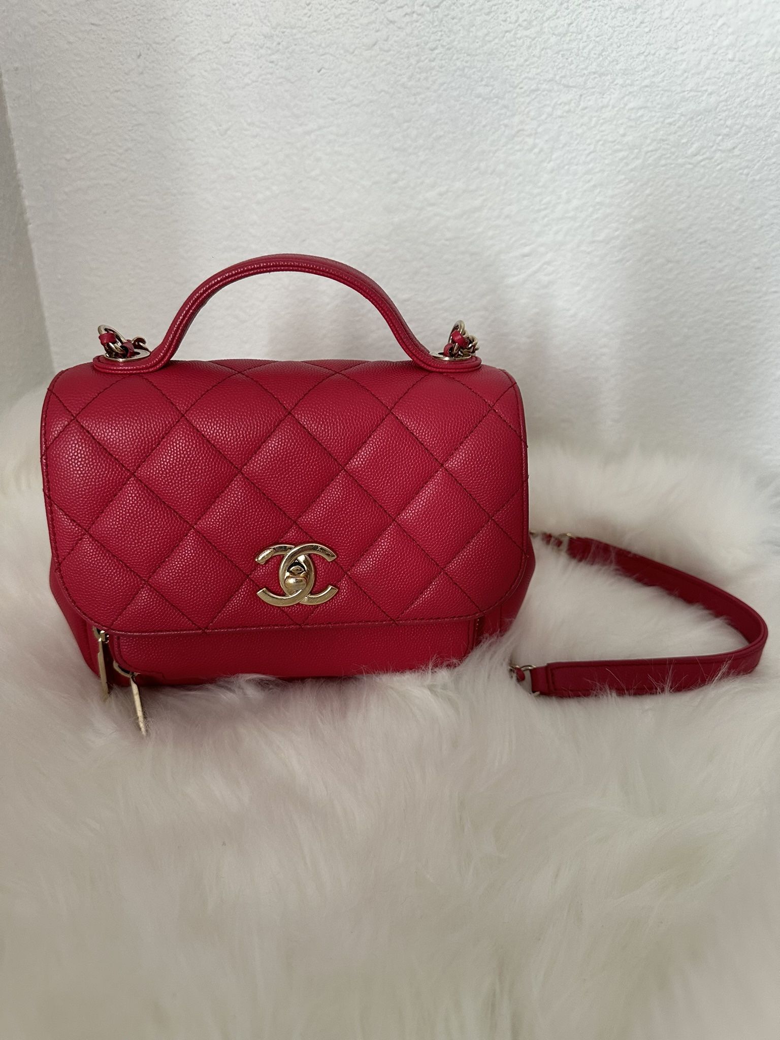 Chanel Business Affinity Pink Bag