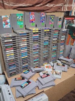 Nintendo NES SNES And N64 Games 