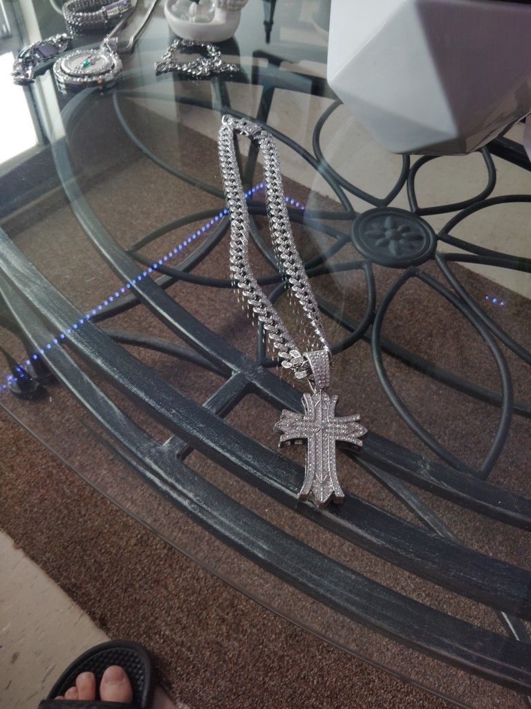 Cadena Cubana Con Placa D Cruz