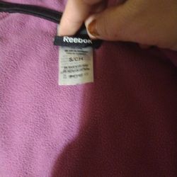 Women's Purple Reebok Brand Zip-Up Hooded Jacket (Size: S/CH)
