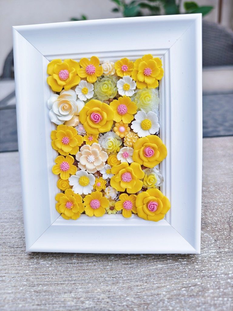 Luminous Flower Frame