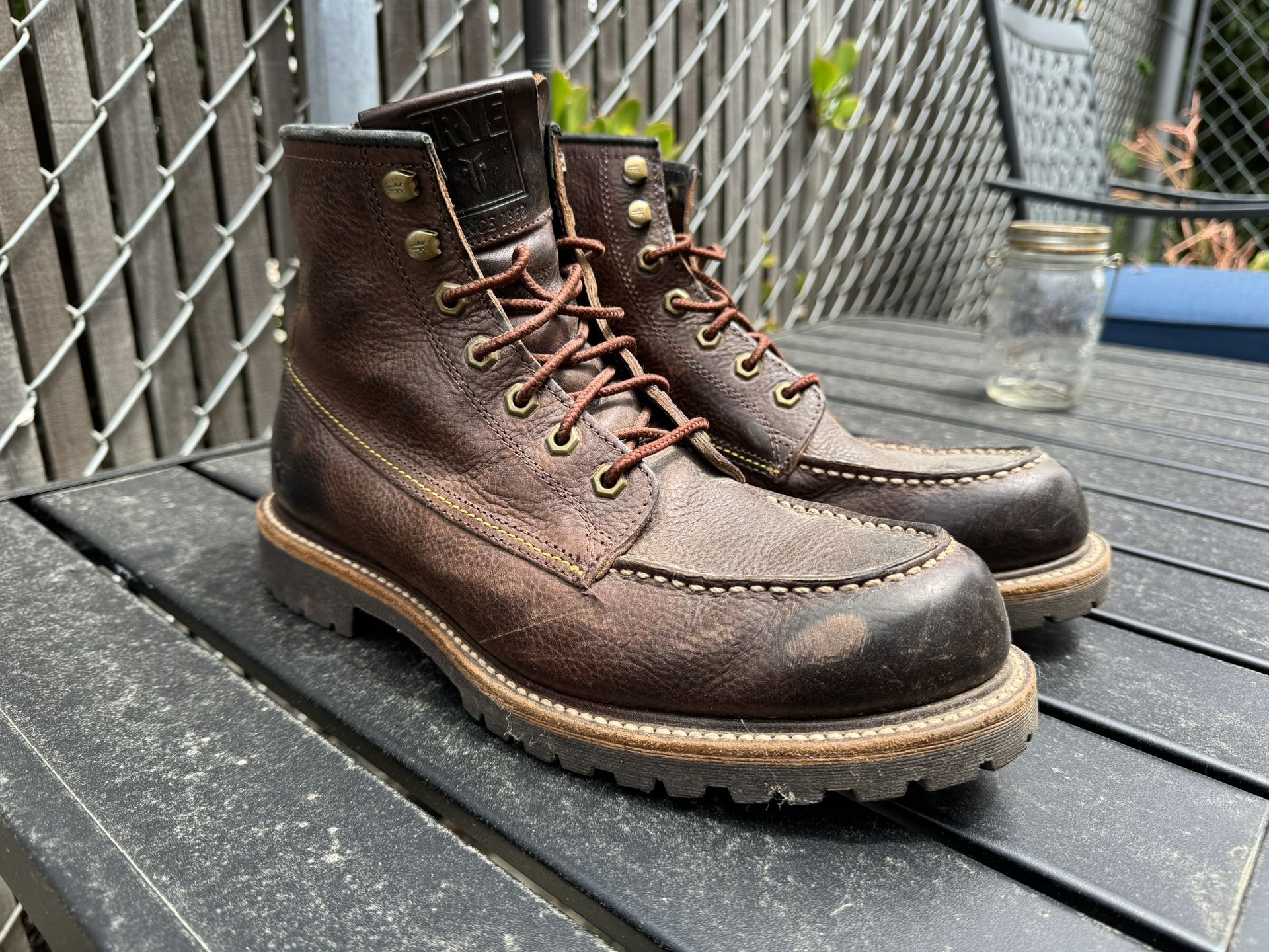 Men’s Frye Work Boots Size 9