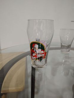 1998 Coca-Cola "Happy Holidays" Santa tumblers