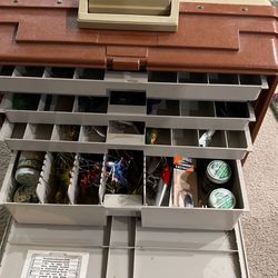 Vintage Plano 777 Tackle Box Stuffed