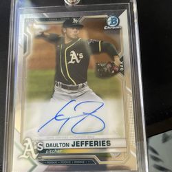 Dalton Jeffers Rookie Autograph