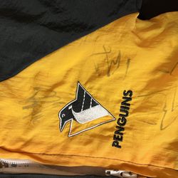 Pittsburgh Penguins Jacket Signed 