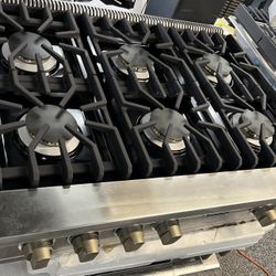 Viking Professional Stainless Steel 36” Gas Range Top