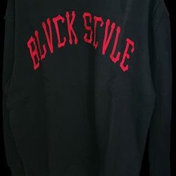 Black Scale Black Crewneck Sweatshirt - Size XL