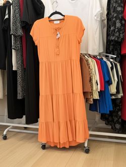 Brand new, never worn, tags on Kate and Sam size small maxi dress