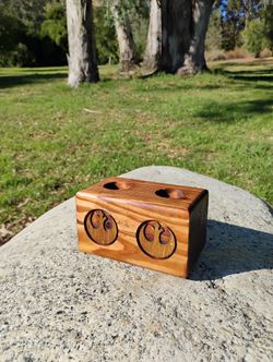 Candle Holder With Star Wars Rebel Alliance Inlays 