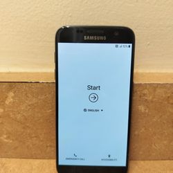 Samsung Galaxy S7, 4/32, Snapdragon 820, AT&T (Cricket), Black Onyx , Like New 