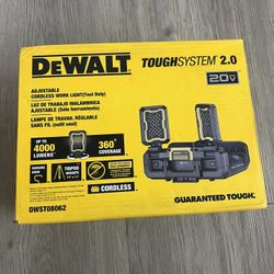 DEWALT Tough System 2.0 Flex Volt 20V/60V Cordless LED Adjustable Work Light