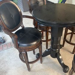 Barstools and table $400