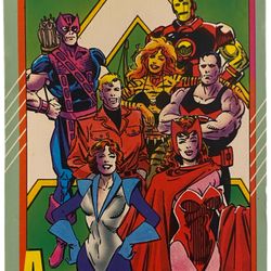 1991 Impel Marvel Teams Avengers West Coast #152 Trading Card Great Condition