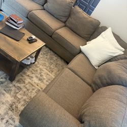 Brown Couches Great Condition $350  
