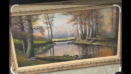 Nature painting original 48x24