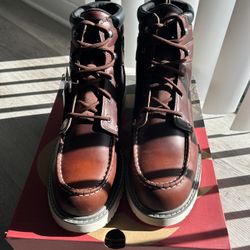 NEW Wolverine Steel Toe Boots Size 11 + FREE Georgia Boots Inserts