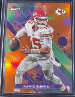 2025 Topps finest Patrick Mahomes /25