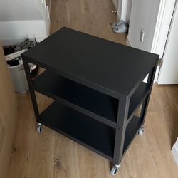 CB2 Rolling office storage - metal