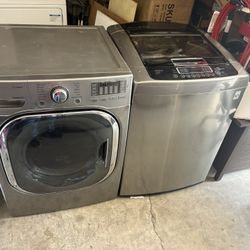 Lg Top Load Washer And Gas Dryer 