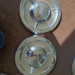 Chevy Corvette Dog Dish Hub Caps 