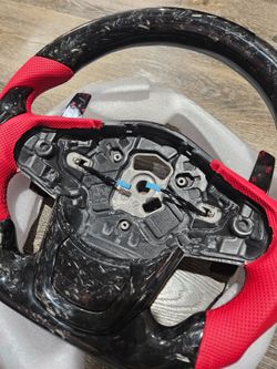 BRAND NEW 2020-2026 TOYOTA SUPRA A90 A91 Forge Real Carbon Fiber Steering Wheel