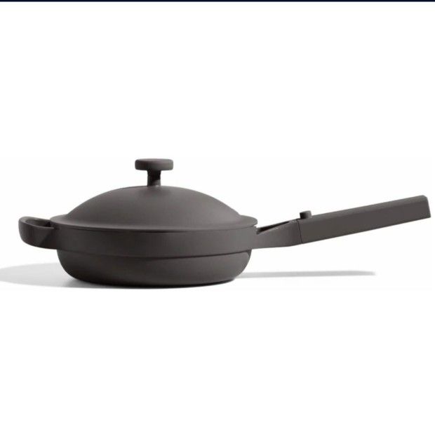 Our Place Mini Always Pan 2.0-8.5” (1.2 Qt) Nonstick, Toxin-Free Ceramic Cookware | Patented 10-in-1 Aluminum Frying & Sauté Pan | Safe for Oven, Indu