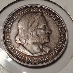 1893 Columbian Exposition Commemorative Half Dollar Chicago Worlds Fair